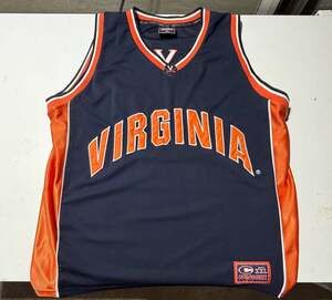 Colosseum Athletics Virginia Cavaliers Basketball Jersey Navy Blue XL